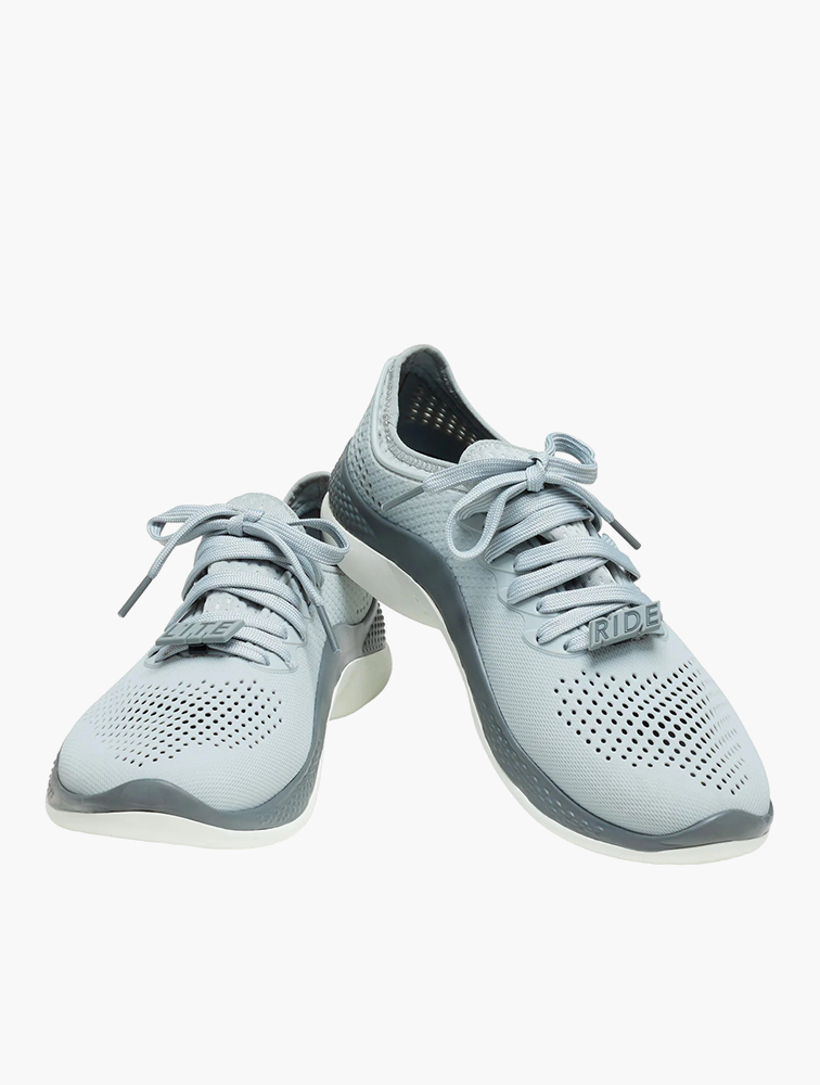 MyRunway | Shop Crocs Light Grey & Slate Grey LiteRide 360 Pacer